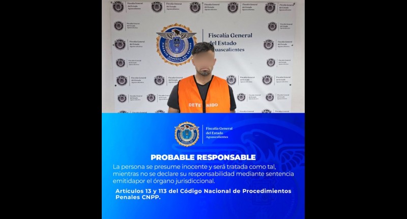 A PROCESO SUJETO QUE DAÑÓ Y ROBÓ UN JARDÍN DE NIÑOS EN PABELLÓN DE ARTEAGA, AGS