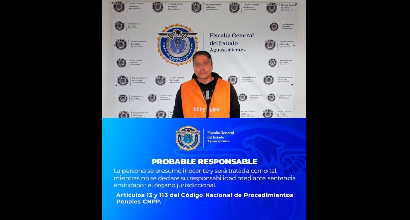 VINCULADO A PROCESO POR AMENAZAR A POLICÍAS DE INVESTIGACIÓN EN AGUASCALIENTES