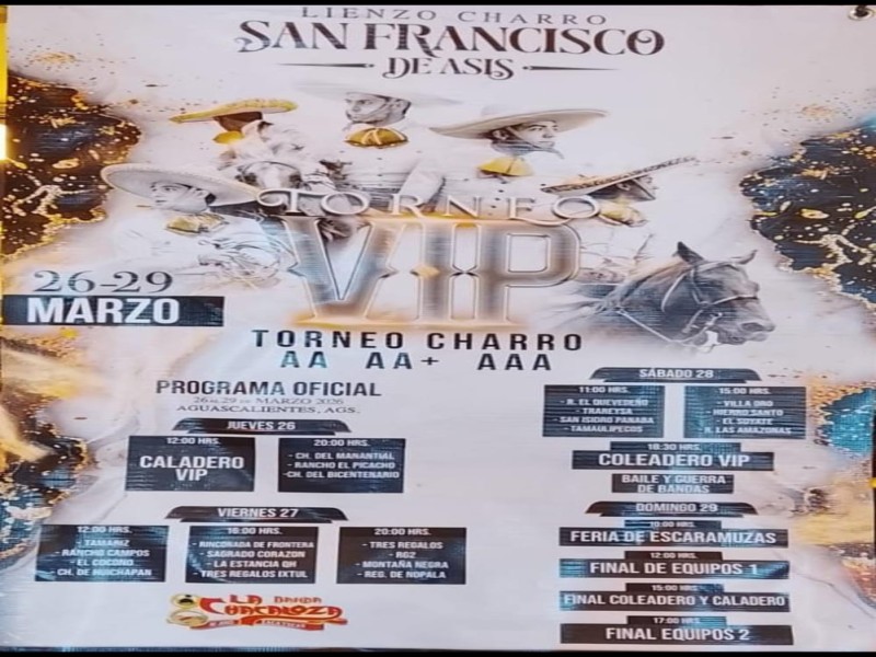 DEL 26 AL 29 DE MARZO JESÚS MARÍA SERÁ SEDE DEL TORNEO CHARRO AA, AA+ Y AAA, CON PARTICIPACIÓN DE DESTACADOS EQUIPOS NACIONALES | VIDEO 