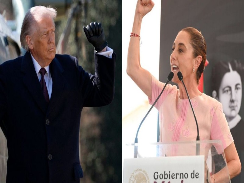 DONALD TRUMP `CHULEA´ A CLAUDIA SHEINBAUM: ´TIENE UNA VOZ HERMOSA, ES UNA HERMOSA MUJER´; INSISTE EN COMBATIR CÁRTELES | VIDEO 