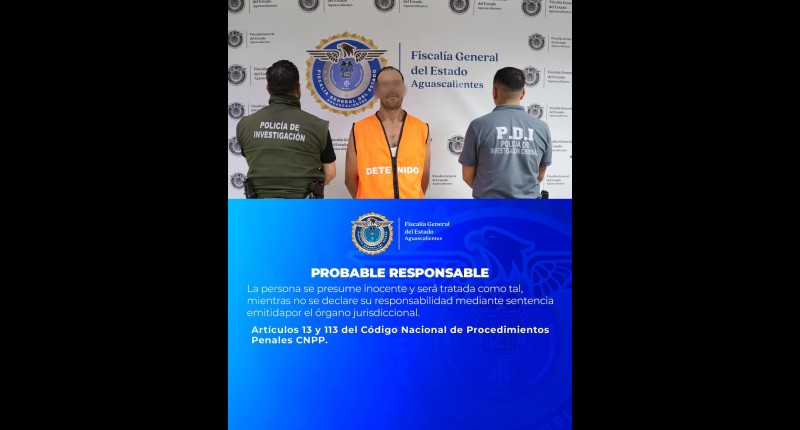 SUJETO BUSCADO EN ZACATECAS ES DETENIDO EN AGS