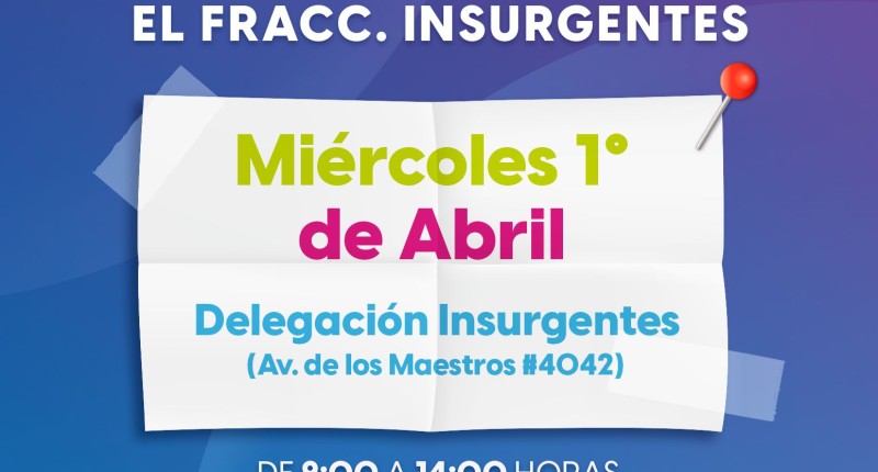 ESTE LUNES HABRÁ BRIGADA DE EMPLEO EN LA DELEGACIÓN INSURGENTES, EN AGS