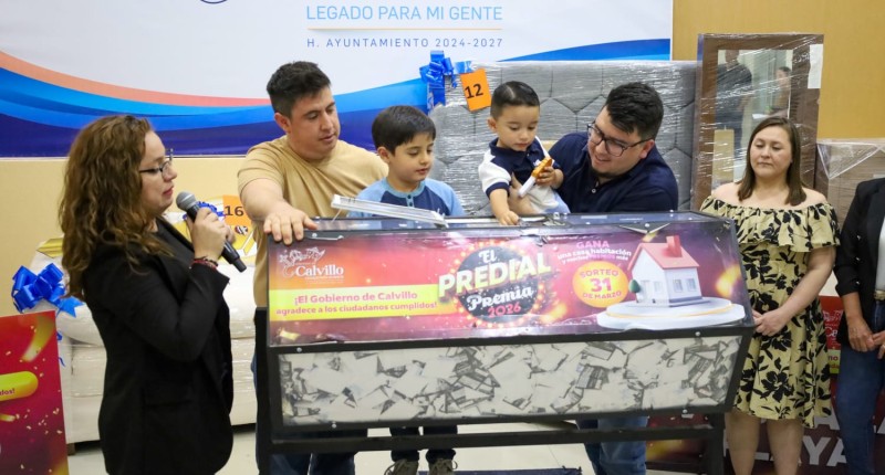 SORTEO PREDIAL PREMIA  2026 EN CALVILLO