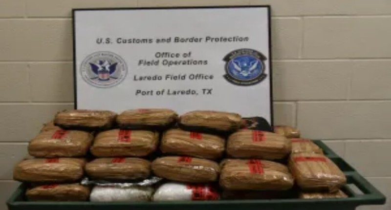 DETIENEN A MEXICANO EN LA FRONTERA QUE LLEVABA CARGAMENTO MILLONARIO DE METANFETAMINA ESCONDIDA EN BOLSAS DE CUERO