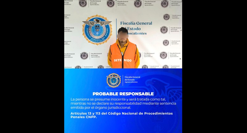 EN AGS VINCULAN A SUJETO QUE FUE SORPRENDIDO POR UNA FAMILIA AL INTERIOR DE SU DOMICILIO 