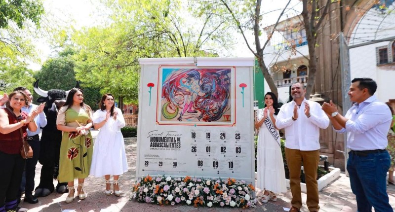 DEVELA LA GOBERNADORA DE AGS, TERE JIMÉNEZ, EL BANDO SOLEMNE QUE MARCA EL INICIO DE LA FNSM 2026