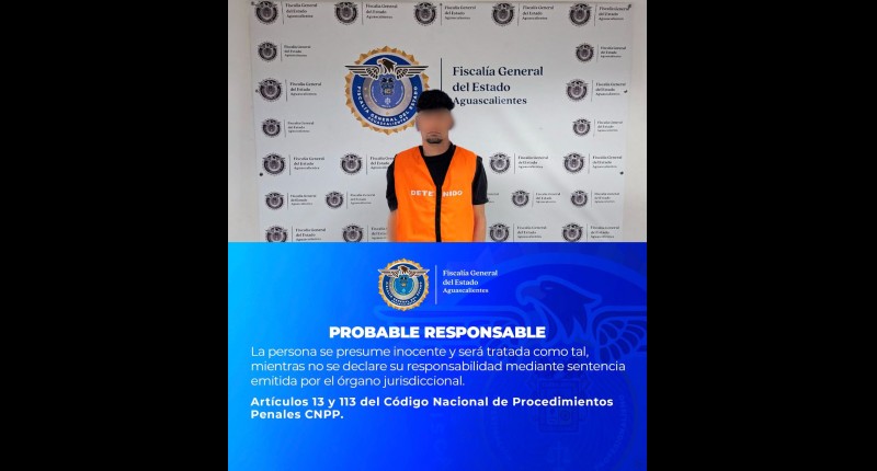 DETIENEN Y VINCULAN A PROCESO A SUJETO POR ROBO CALIFICADO EN EL LLANO