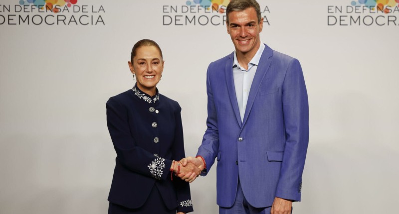 SHEINBAUM Y SÁNCHEZ SELLAN LA NORMALIZACIÓN DE RELACIONES ENTRE MÉXICO Y ESPAÑA