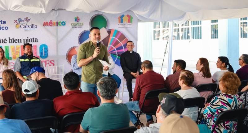 ARRANCA PROGRAMA «AGUASCALIENTES PINTA BIEN...QUÉ BIEN PINTA CALVILLO»