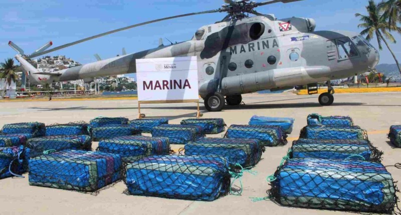 ASEGURAN EMBARCACIÓN QUE TRANSPORTABA COCAÍNA FRENTE A COSTAS DE GUERRERO