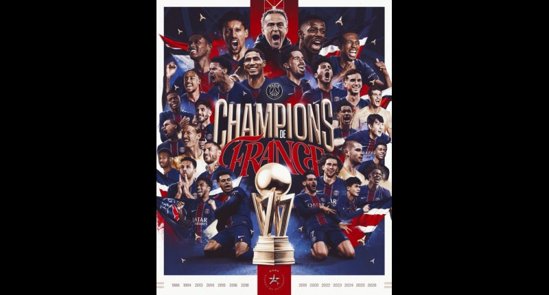 EL PSG OTRA VEZ ES CAMPEÓN DE LA LIGA DE FRANCIA