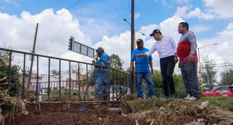 IMPULSA ALCALDE DE AGS, LEO MONTAÑEZ, LIMPIEZA INTENSIVA DE  CAIMANES Y ALCANTARILLAS