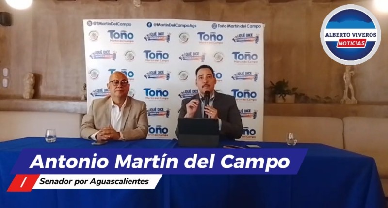 QUE SE APLIQUE LA LEY CONTRA NARCOFUNCIONARIOS DE MORENA, EXIGE EL SENADOR TOÑO MARTÍN DEL CAMPO | VIDEO 