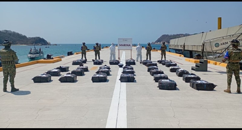 OCHO LABORATORIOS CLANDESTINOS ASEGURADOS Y 6 TONELADAS DE DROGA DECOMISADAS EN MAYO: MARINA PRESUME DATOS ANTE PRESIÓN DE EEUU