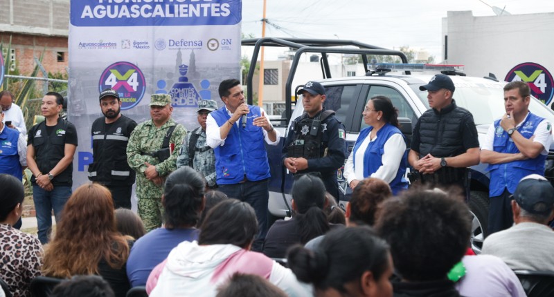 REFORZAMOS LA SEGURIDAD EN PASEOS DE SAN ANTONIO CON LA ENTREGA DE NUEVA PATRULLA: ALCALDE DE AGS, LEO MONTAÑEZ