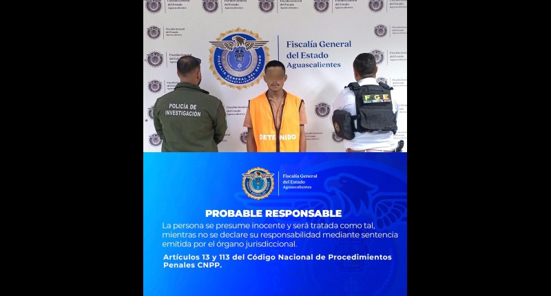SUJETO BUSCADO POR ROBO EN ZACATECAS  FUE DETENIDO EN AGS