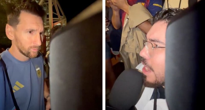 PERIODISTA INDEPENDIENTE CON PARÁLISIS CEREBRAL LOGRA ENTREVISTA EXCLUSIVA CON MESSI; `ME HICISTE MUY FELIZ´ l VIDEO