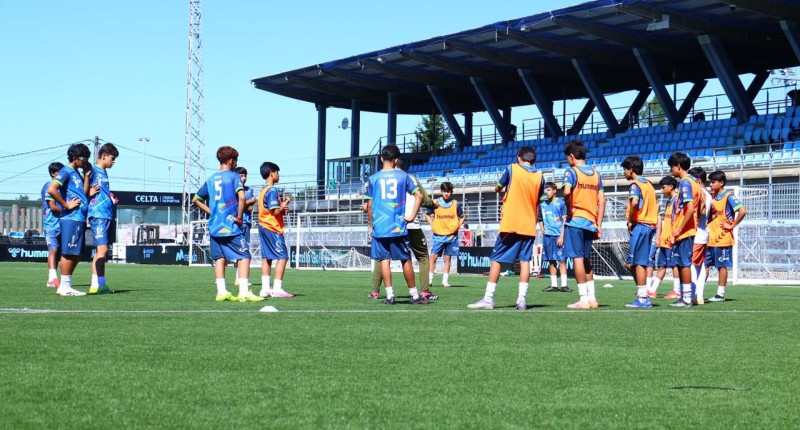 JÓVENES DE COPA AGUASCALIENTES ENTRENAN EN LAS INSTALACIONES DEL CELTA DE VIGO EN ESPAÑA