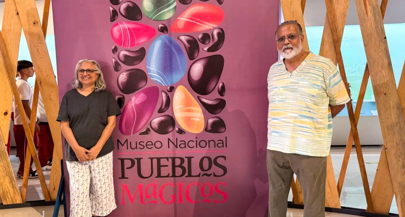 CALVILLO RECIBIÓ AL NIETO DE MAHATMA GANDHI