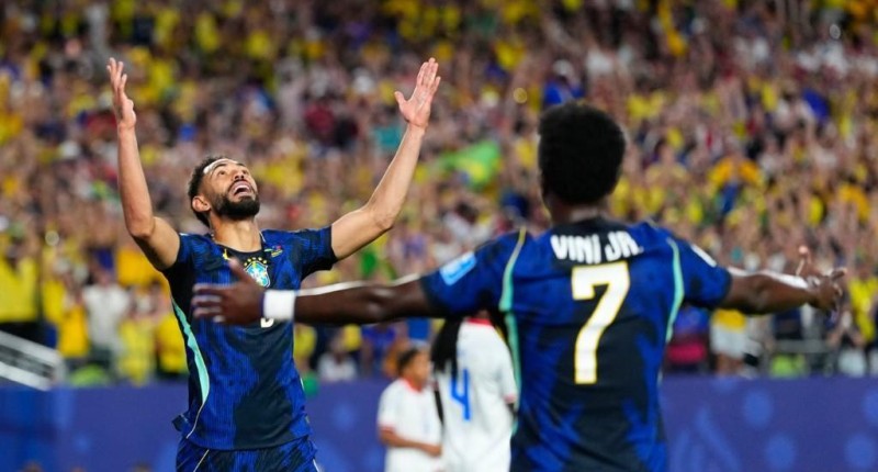 BRASIL GOLEA 3-0 A HAITÍ 