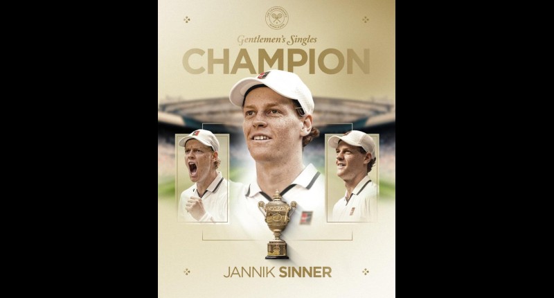 JANNIK SINNER CONQUISTA WIMBLEDON Y EXTIENDE SU DOMINIO SOBRE ALEXANDER ZVEREV