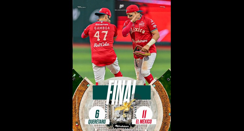 DIABLOS ROJOS DEL MÉXICO BARREN A QUERÉTARO Y LLEGAN A SIETE VICTORIAS CONSECUTIVAS