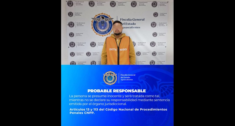 A PROCESO EN AGS SUJETO  POR VIOLACIÓN EQUIPARADA Y ATENTADOS AL PUDOR EN CONTRA DE UNA ADOLESCENTE 