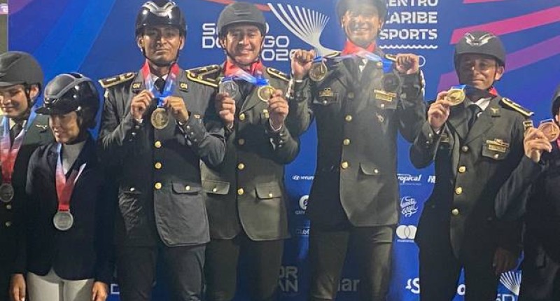ECUESTRE  MEXICANO ARRANCA CON AUTORIDAD EN CENTROAMERICANOS CON DOS OROS Y UNA PLATA EN EVENTO COMPLETO