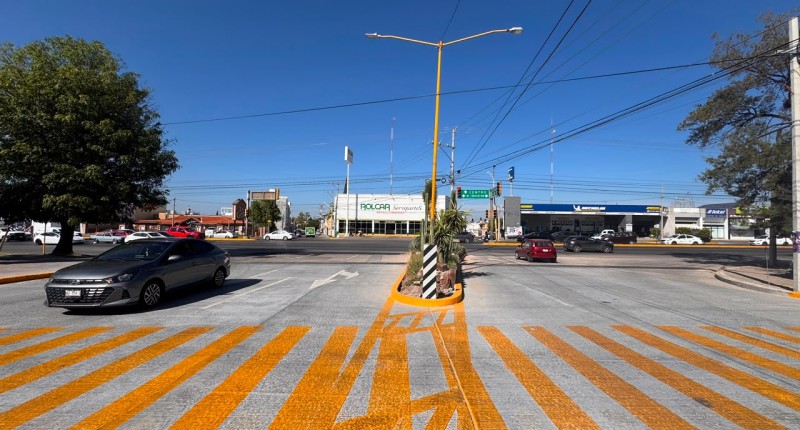CONCLUYE COLOCACIÓN DE PAVIMENTO DE ALTA DURABILIDAD EN PRIMER ANILLO Y AV. JOSÉ H. ESCOBEDO, EN LA CD DE AGS, Y SE REABRE A LA CIRCULACIÓN