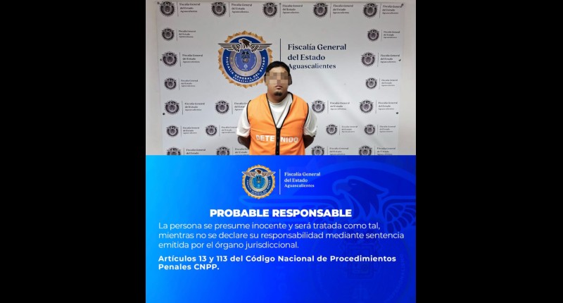 A PROCESO SUJETO QUE MATÓ A UN HOMBRE TRAS GOLPEARLO EN AV. RANCHO DE SAN ANTONIO, EN AGS 
