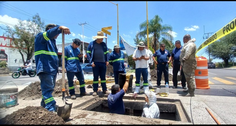 CONTINÚA MUNICIPIO DE AGUASCALIENTES CON LA LIMPIEZA PREVENTIVA DE CAIMANES