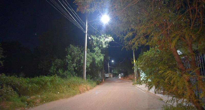 JESÚS MARÍA AVANZA EN LA MODERNIZACIÓN DEL ALUMBRADO PÚBLICO; PASO BLANCO YA CUENTA CON ILUMINACIÓN 100 % LED