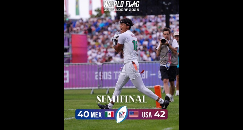 MÉXICO CAE SEMIFINALES Y PONE EN RIESGO SU BOLETO OLÍMPICO EN FLAG FOOTBALL VARONIL