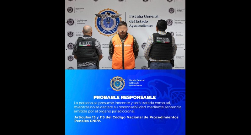 A PROCESO SUJETO QUE ATROPELLÓ INTENCIONALMENTE A UN MOTOCICLISTA Y DESPUÉS LO MATÓ DE UNA PEDRARADA EN LA COMUNIDAD PUERTA DE LOS VIEJITOS, EN AGS