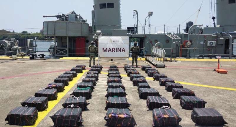 MARINA ASEGURA 3.2 MILLONES DE DOSIS DE COCAÍNA EN COSTAS DE MICHOACÁN