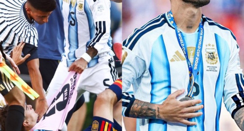 LA FIFA SANCIONA CON DIEZ PARTIDOS A PAREDES Y CON UNO A GAVI POR LOS INCIDENTES DE LA FINAL DEL MUNDIAL