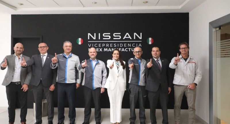 TERE JIMÉNEZ E IVÁN ESPINOSA, CEO GLOBAL DE NISSAN, REAFIRMAN ALIANZA ESTRATÉGICA EN AGUASCALIENTES
