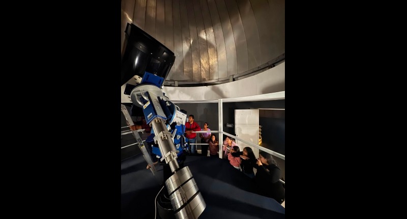 ASÍ SE VIVEN LAS VISITAS EN EL OBSERVATORIO PLANETARIO HIPATIA, EN TEPEZALÁ