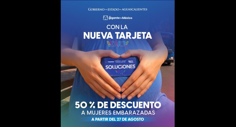 MUJERES EMBARAZADAS TENDRÁN 50 POR CIENTO DE DESCUENTO EN EL TRANSPORTE PÚBLICO DE AGUASCALIENTES