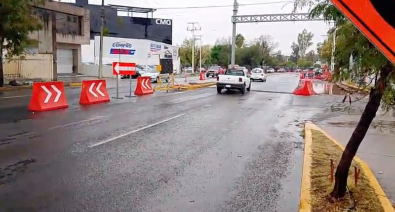 ABREN A LA CIRCULACIÓN CARRILES DE COLOSIO EN AGS QUE ESTUVIERON CERRADOS POR OBRAS DE AMPLIACIÓN 