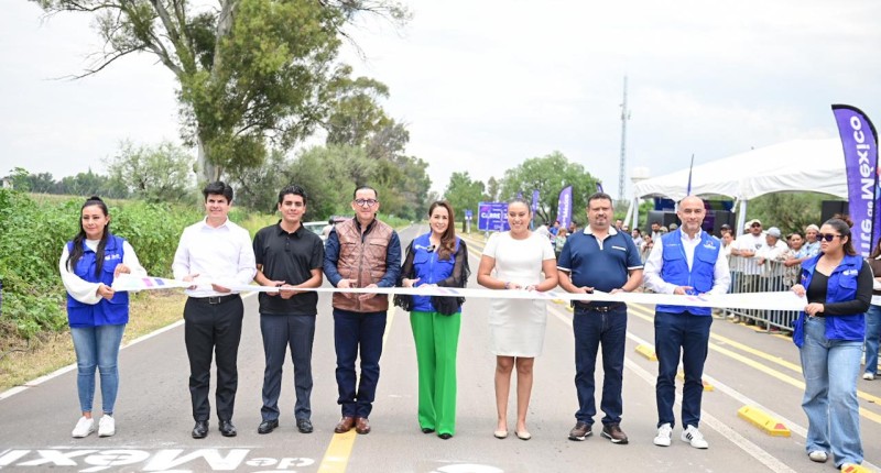 TERE JIMÉNEZ ENTREGA REHABILITACIÓN DE LA CARRETERA ESTATAL 90 DE AGS; ESTUDIANTES DEL NORTE TENDRÁN TRASLADOS MÁS SEGUROS