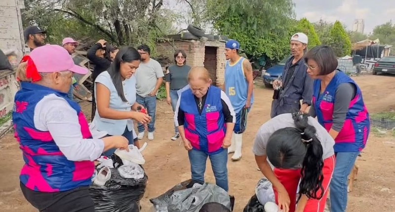 ENTREGA DIF MUNICIPAL DE JESÚS MARÍA,  AGS, APOYOS A FAMILIAS AFECTADAS POR LAS LLUVIAS
