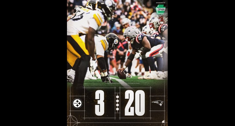 NEW ENGLAND PATRIOTS DOMINAN A LOS PITTSBURGH STEELERS EN UNA TARDE MARCADA POR LOS ERRORES OFENSIVOS