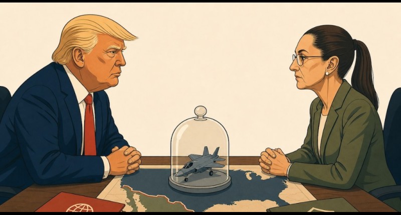 EEUU SUSPENDE PLANES DE ATAQUES AÉREOS EN MÉXICO MIENTRAS TRUMP BUSCA ACUERDO COMERCIAL CON SHEINBAUM, REPORTA NYT