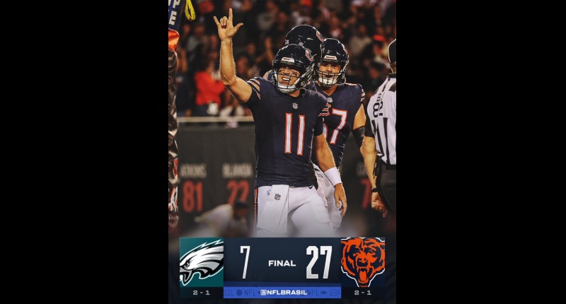 LOS CHICAGO BEARS IMPONEN SU LEY EN CASA Y DERROTAN 27-7 A LOS PHILADELPHIA EAGLES