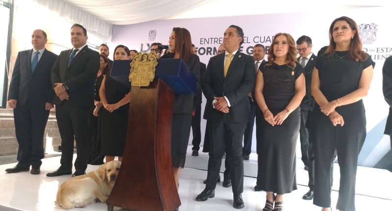 PRESENTA TERE JIMÉNEZ SU CUARTO INFORME COMO GOBERNADORA DE AGS