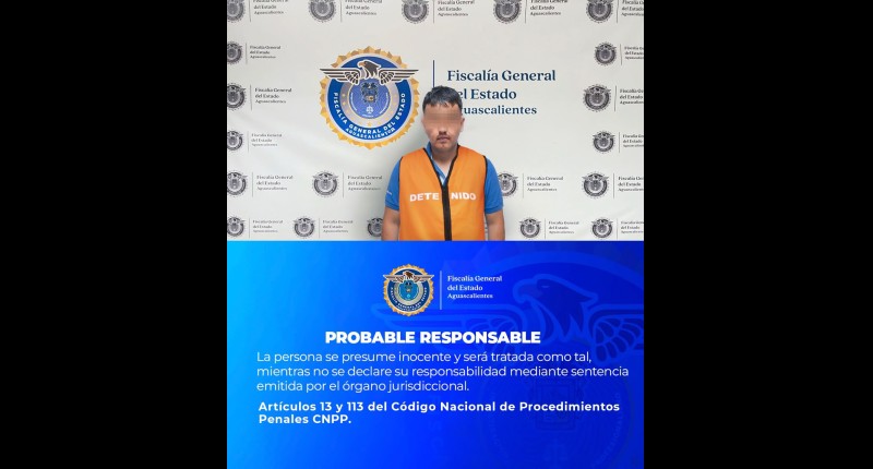 EN AGS INICIAN PROCESO CONTRA NARCOMENUDISTA DETENIDO EN CALVILLO 