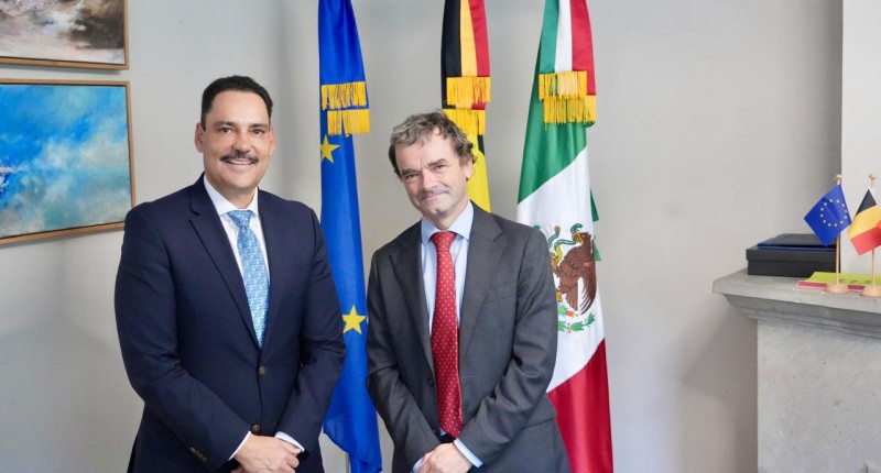 SENADOR TOÑO MARTÍN DEL CAMPO FORTALECE VÍNCULOS CON BÉLGICA