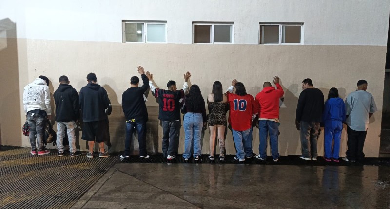 DETIENEN A 12 PERSONAS DURANTE RECORRIDOS DE VIGILANCIA EN LA CD DE AGS