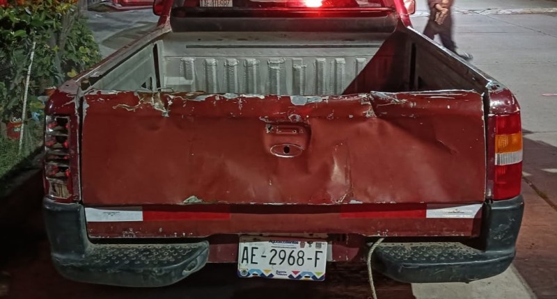 RECUPERAN CAMIONETA ROBADA EN CALLES DEL FRACCIONAMIENTO VIÑEDO RIVIER DEL MUNICIPIO DE SAN FRANCISCO DE LOS ROMO